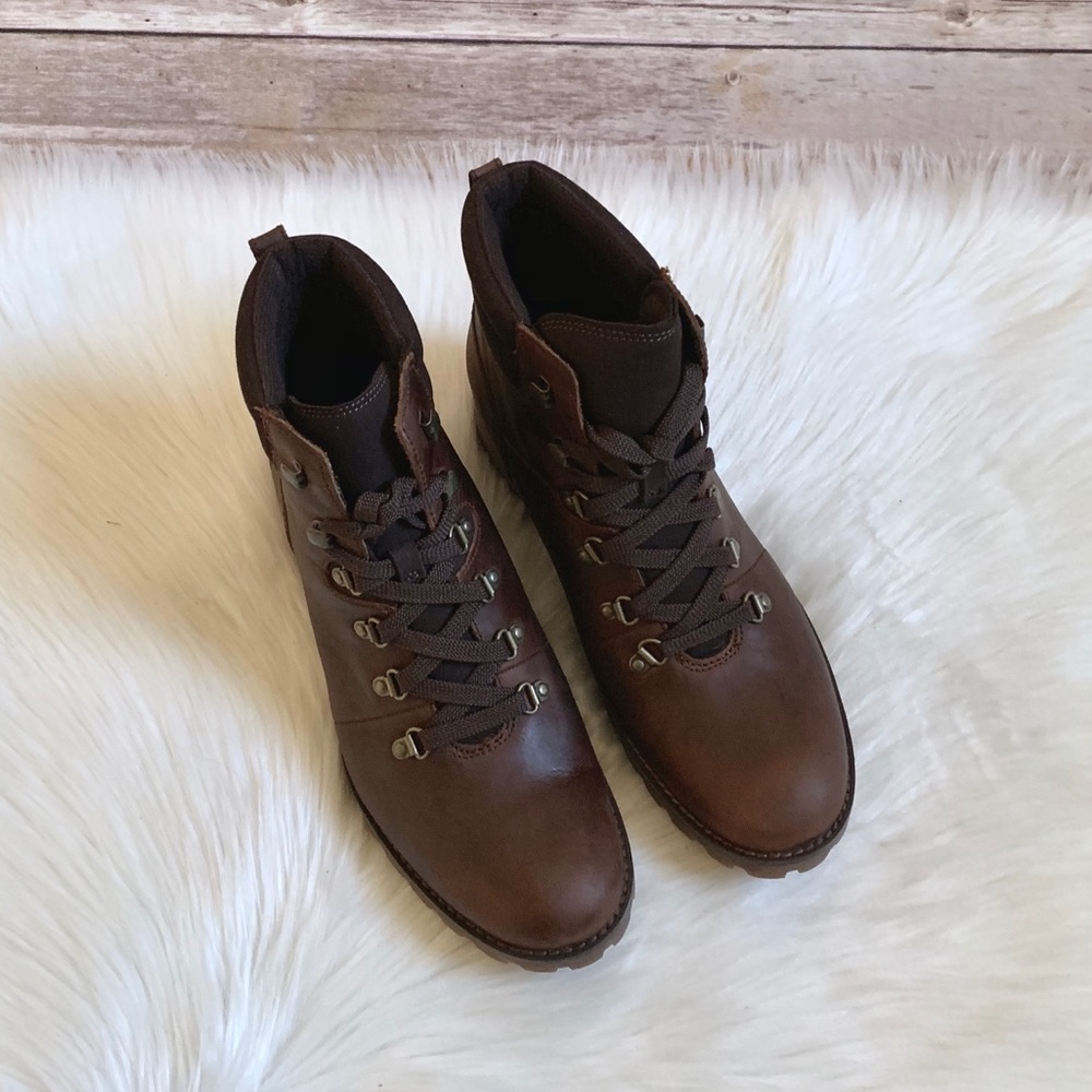Timberland Brown Leather Ellendale Hiking Boots - Picture 6 of 7